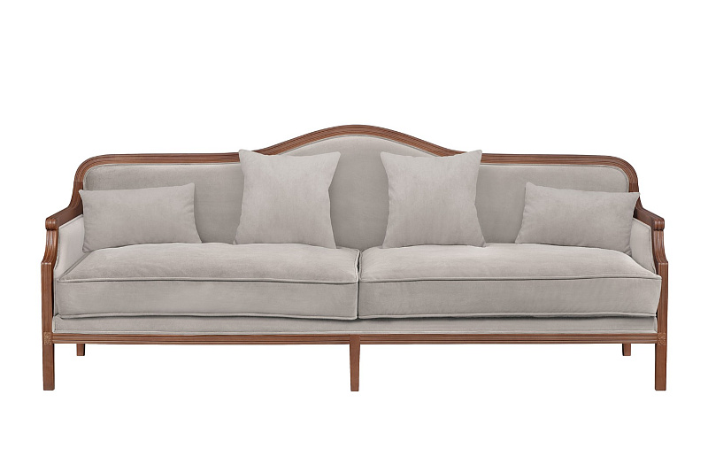 Диван с высокой спинкой для гостиниц Madesta Grey