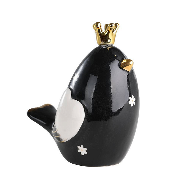 427924 Фигурка Птица LANDJUT L123, B77, H133 керамика, черный, белый, золотой в Москве 427924 Фигурка Птица LANDJUT L123, B77, H133 керамика, черный, белый, золотой