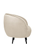 Мягкое кресло Small Benee Beige на черных ножках №2