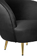 Мягкое кресло Small Benee Black №4