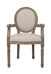 Мягкий стул с подлокотниками Volker Arm Beige в Москве