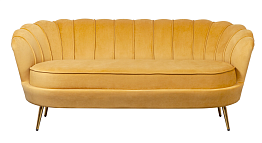 Дизайнерский диван Pearl Triple Yellow в Москве