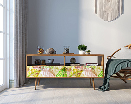 Консоль "Berber" с тремя ящиками принт 29 арт BB23/Print_29