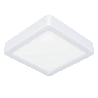 900589 Накладной светильник диммируемый FUEVA 5, 11W (LED), 3000K, L160, B160, H28, сталь, белый / пластик, белый