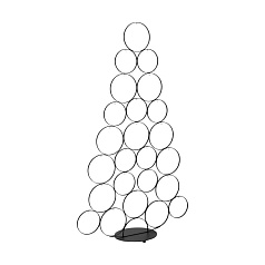 427395 Рождественское украшение в виде ели, BALLYMENA, H-1090, металл, черный