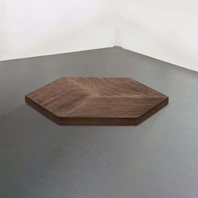 427125 Тарелка декоративная KABACAN, L295, B255, H35, дерево, натуральный в Москве 427125 Тарелка декоративная KABACAN, L295, B255, H35, дерево, натуральный