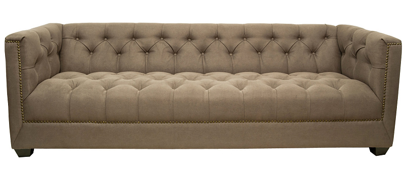 Прямой трехместный диван Orchest цвет коричневый в Москве Прямой трехместный диван Orchest цвет коричневый