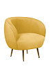 Мягкое кресло Benee Yellow №0