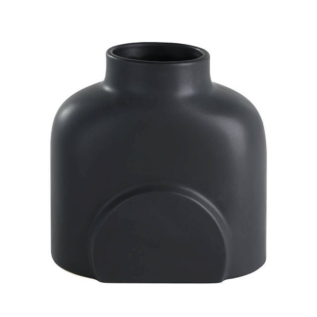 421407 Ваза декоративная LYAGLAN, H180, керамика, черный в Москве 421407 Ваза декоративная LYAGLAN, H180, керамика, черный