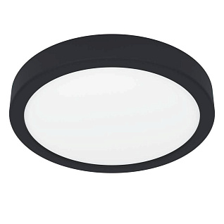 900653 Накладной светильник FUEVA 5, 17W (LED), 3000K, IP44, ?210, сталь, черный / пластик, белый