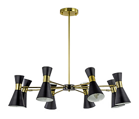 Люстра Elisium 8 Black