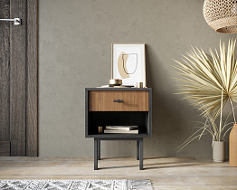 Тумбочка с верхним ящиком "Emerson" арт EM11