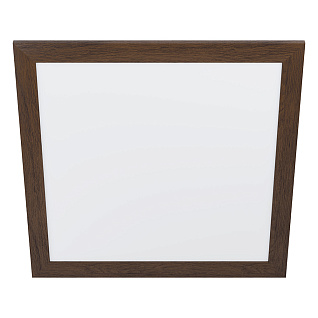 99475 Потолочный светильник PIGLIONASS, LED 32W, 4700lm, L645, B645, H55, сталь/пластик/дерево, белы