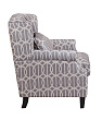 Мягкое полукресло с подлокотниками Scott Grey №2