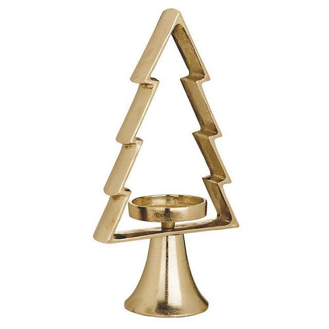 422434 Подсвечник рождественский MUKAYLE, алюминий/золото 340х95х170 мм в Москве 422434 Подсвечник рождественский MUKAYLE, алюминий/золото 340х95х170 мм