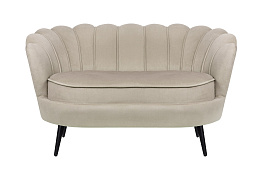Дизайнерский диван Pearl Double Taupe на черных ножках в Москве