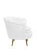 Низкое кресло Pearl White №2