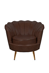 Низкое кресло ракушка Pearl Brown V2 в Москве