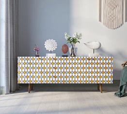 Комод "Berber" удлиненный принт 22 арт BB11/Print_22