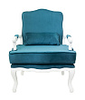 Полукресло модерн Nitro Blue and White №0