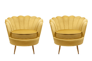 Комплект кресел ракушка Pearl Yellow