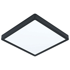 99271 Светодиодный накладной светильник FUEVA 5, 20,5W (LED), 285х285, H28, 2400lm, 3000K, IP44, сталь