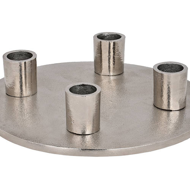 422012 Подсвечник JELLICOE, B45, ?200, алюминий, цвет никель