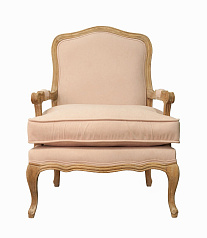 Мягкое полукресло с подлокотниками Nitro Beige Velvet в Москве