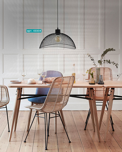 43304 Подвес POMPEYA, 1X60W(E27), 450X440, сталь, черный в Москве 43304 Подвес POMPEYA, 1X60W(E27), 450X440, сталь, черный