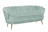 Диван ракушка для гостиниц Pearl Triple Green №1
