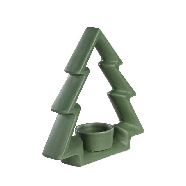 422407 Подсвечник рождественский CATACOL, керамика/зелёный 183х53х182 мм в Москве 422407 Подсвечник рождественский CATACOL, керамика/зелёный 183х53х182 мм