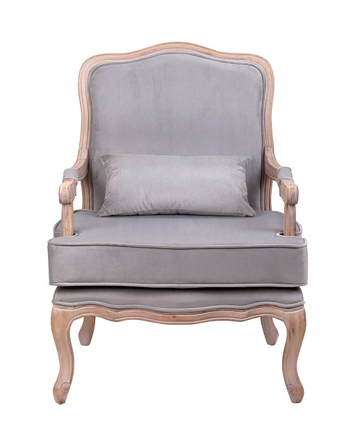 Мягкое полукресло с подлокотниками Nitro Grey Velvet