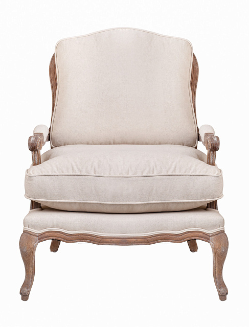 Мягкое полукресло с подлокотниками Niro Rattan Beige в Москве Мягкое полукресло с подлокотниками Niro Rattan Beige