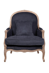 Мягкое кресло с подлокотниками Aldo Black