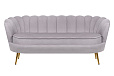 Дизайнерский диван для гостиниц Pearl Triple Grey