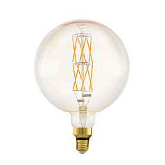 Лампа светодиодная филаментная диммируемая " BIG SIZE"  G200, 8W (E27), ?200, L290, 2100K, 806lm