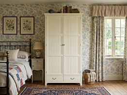 Бежeвый двухстворчатый шкаф "Оливия (Olivia)"   арт GA2004C