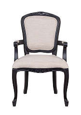 Мягкий стул с подлокотниками Gran Arm Beige V2