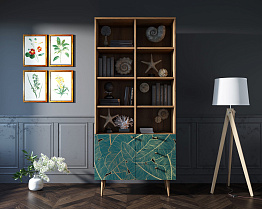 Стеллаж на комоде "Berber" принт 41 арт BB44/Print_41