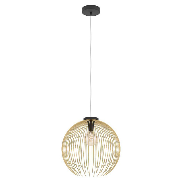 901003 Подвесной светильник VENEZUELA, 1х40W (E27), H1100, ?400, сталь / черный