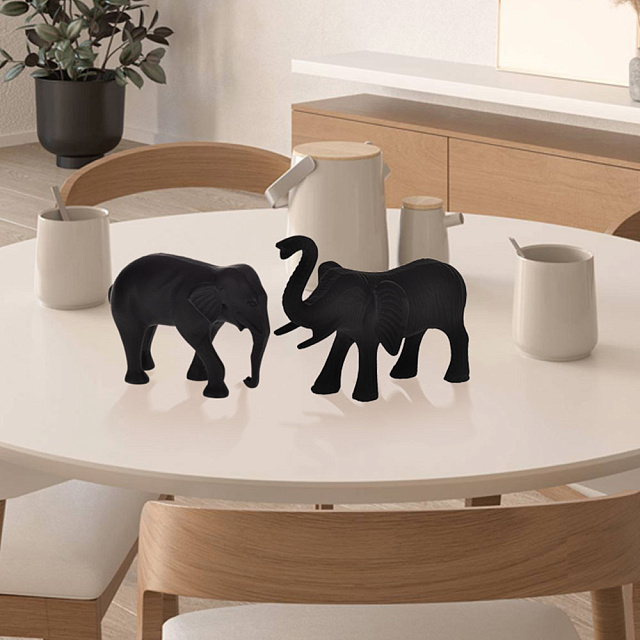 427171 Статуэтка Слон JABONGA, L215, B110, H150, алюминий, черный в Москве 427171 Статуэтка Слон JABONGA, L215, B110, H150, алюминий, черный