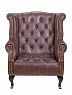 Каминное кожаное кресло Royal Brown