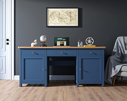 Большой рабочий стол "Jules Verne" арт JV02ETGB