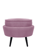 Пуф Pearl Adorn Pink на черных ножках в Москве