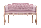 Двухместный дизайнерский диван Kandy Double Pink Velvet №0