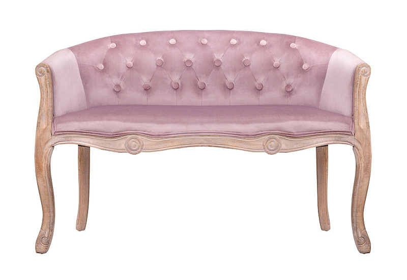 Двухместный дизайнерский диван Kandy Double Pink Velvet в Москве Двухместный дизайнерский диван Kandy Double Pink Velvet