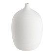 421263 Ваза декоративная MITANE, H212, ?145, керамика, белый №0