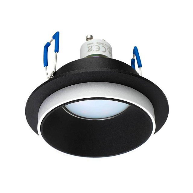 900453 Встраиваемый светильник CAROSSO, 35W (GU10), ?93, алюминий, черный, белый в Москве 900453 Встраиваемый светильник CAROSSO, 35W (GU10), ?93, алюминий, черный, белый