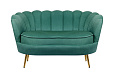 Дизайнерский двухместный диван Pearl Double Green V2