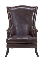 Кожаное кресло каминное Chester Brown